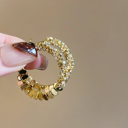 Luxury Big Round Hoop Earrings