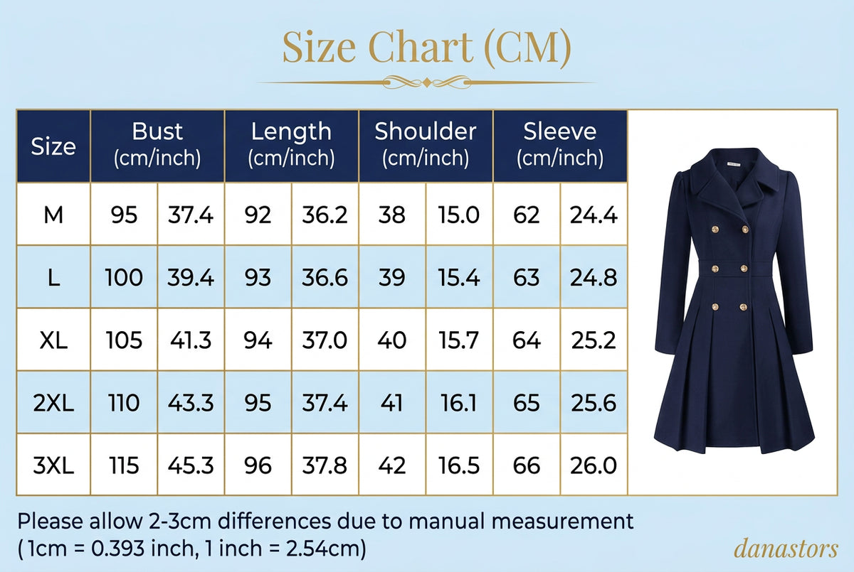 Winter Woolen Trench Coat Skirt Double Breasted Flip Lapel Jacket