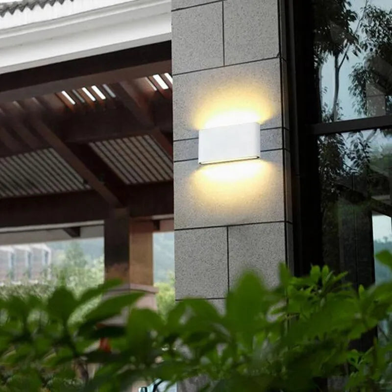 6W 12W LED Wall Lamp Outdoor Waterproof  Wall Light