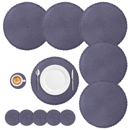 Dining Table 34cm Woven Heat Resistant Place Mats