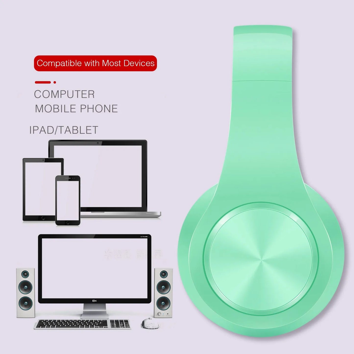 Refleshing Macaron Stereo Headset Bluetooth Earphone Headphone Wireless Handsfree