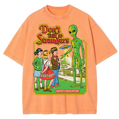 Cartoon Alien Cotton Short Sleeve T Shirts