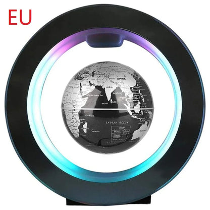 Magnetic levitation ball LED rotating earth floating light