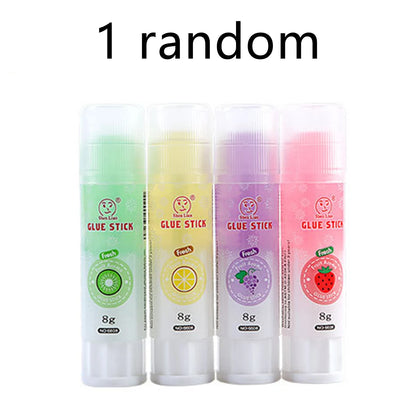 1-4Pcs Cute Colorful Solid Glue Sticks High Viscosity Glue for Paper