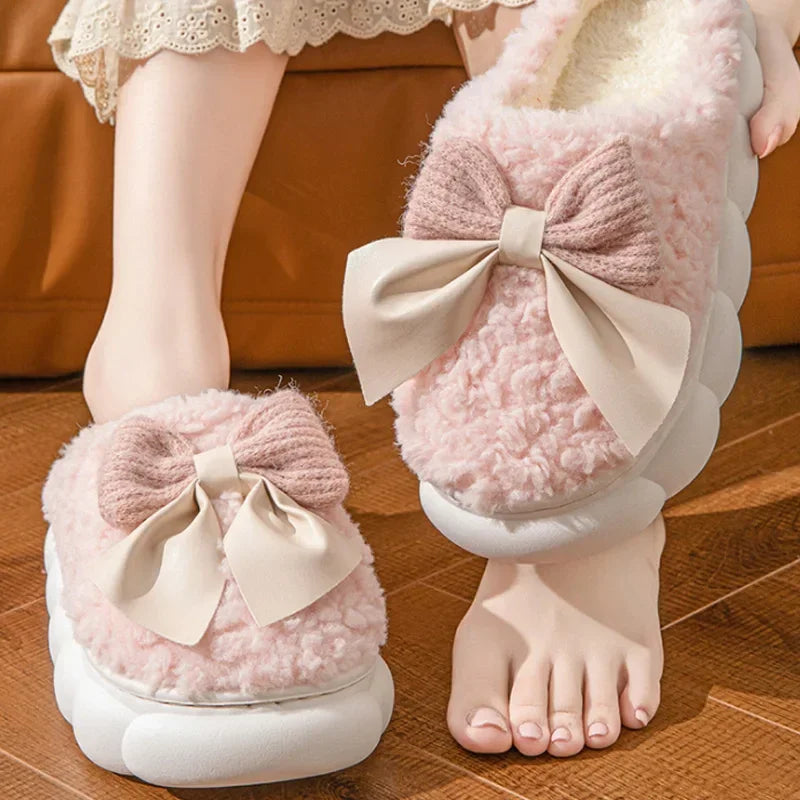 Winter Warm Fur Slip Soft Slippers