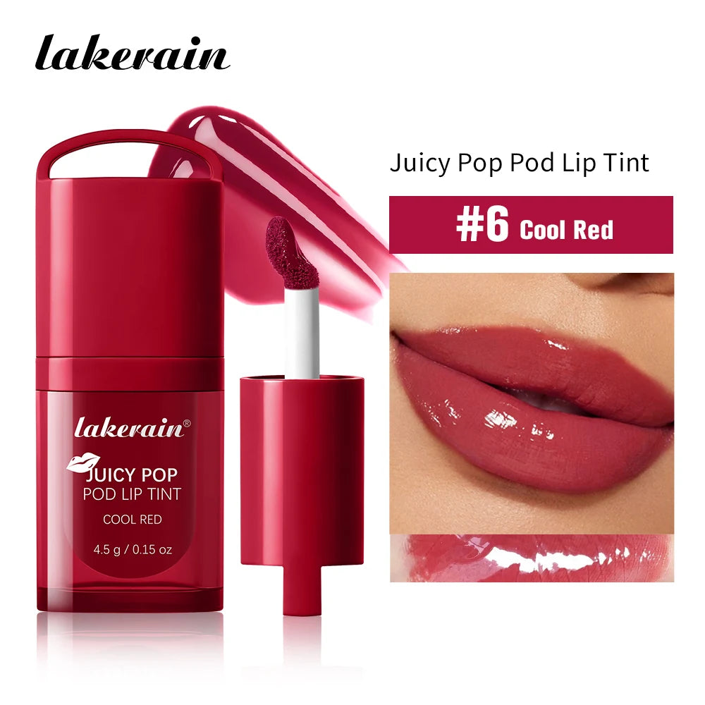 Waterproof Long Lasting Juice Pop Lip Tint Box Nourishing Hydrating Lip Oil Gloss