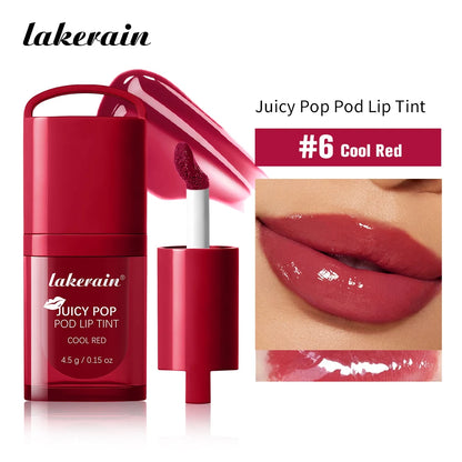 Waterproof Long Lasting Juice Pop Lip Tint Box Nourishing Hydrating Lip Oil Gloss