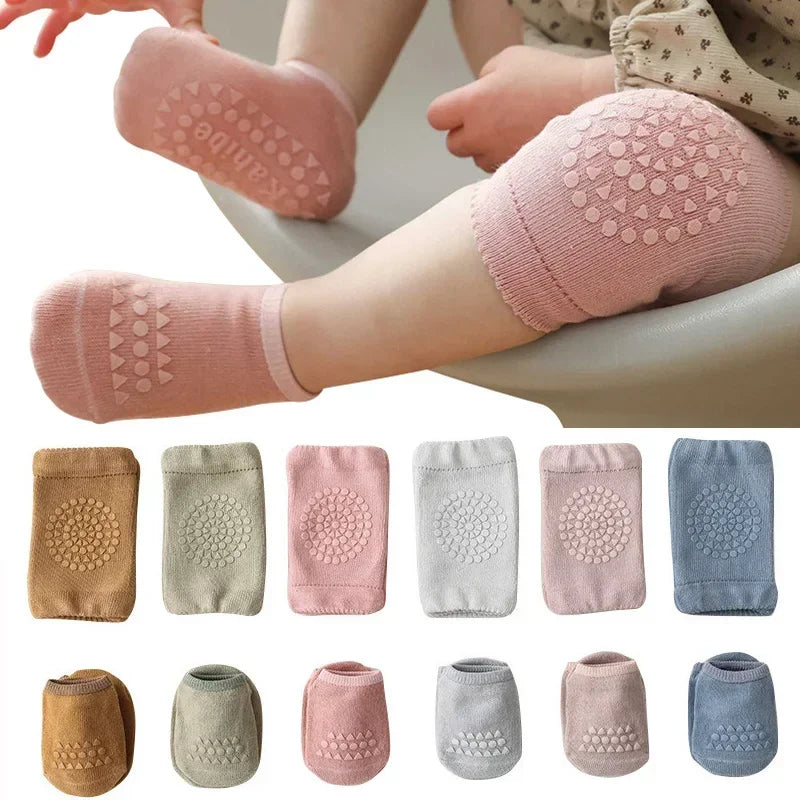 Baby Knee Pads Socks Set  Protector