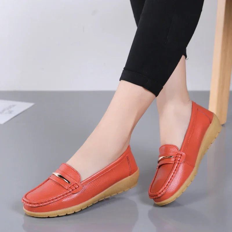 Genuine Leather Flats Moccasins Shoes