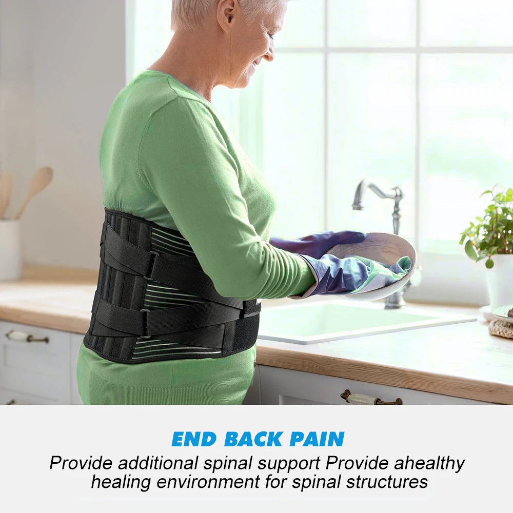 Double Pull Back Lumbar Support Belt