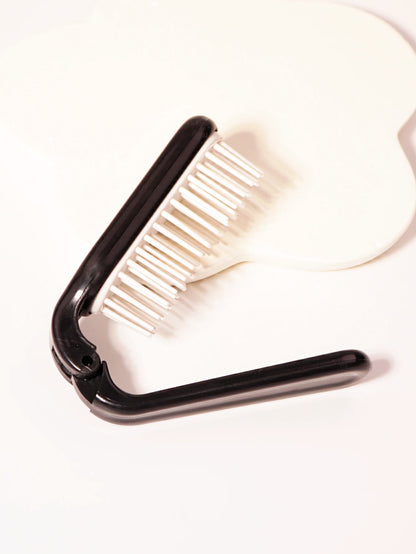 Foldable portable hair comb head hair wigs