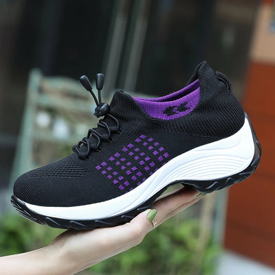 Walking Trainers Fly Weaving Sneakers