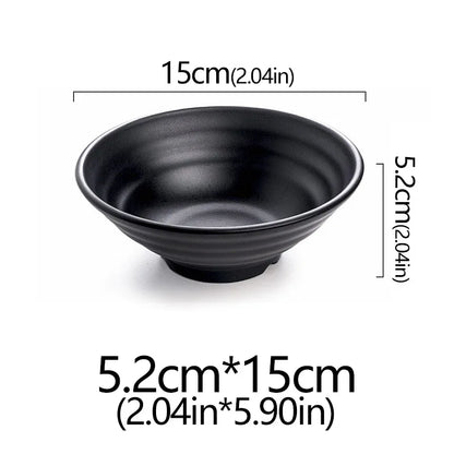 Frosted Melamine Ramen Bowl Imitation Porcelain