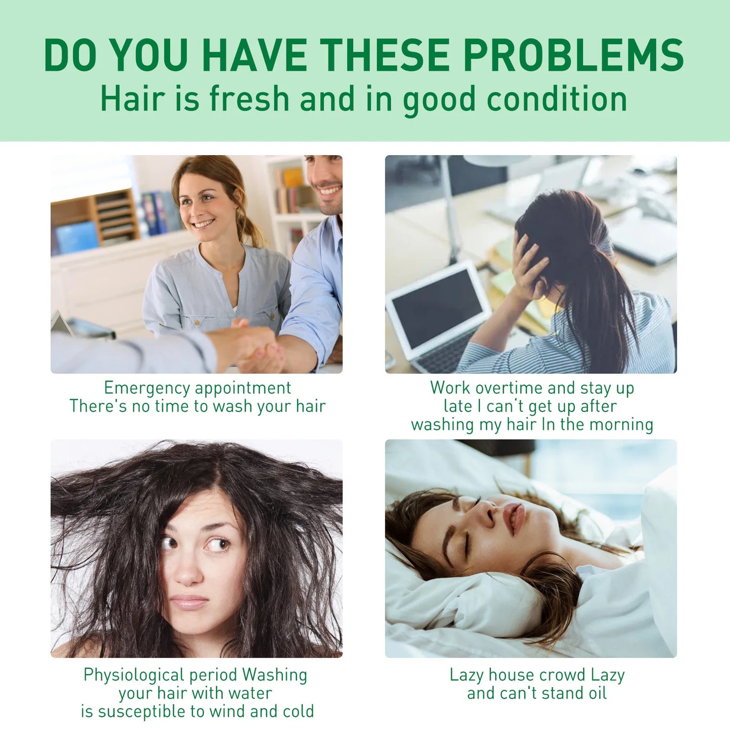 Laca para el cabello esponjosa con control de grasa