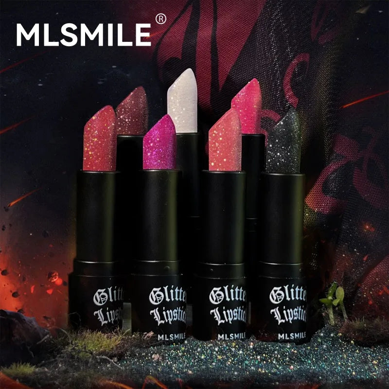7 Colors Diamond Matte Lipstick Non-stick Cup Flash