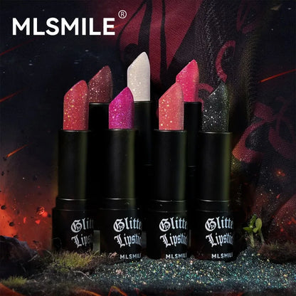 7 Colors Diamond Matte Lipstick Non-stick Cup Flash
