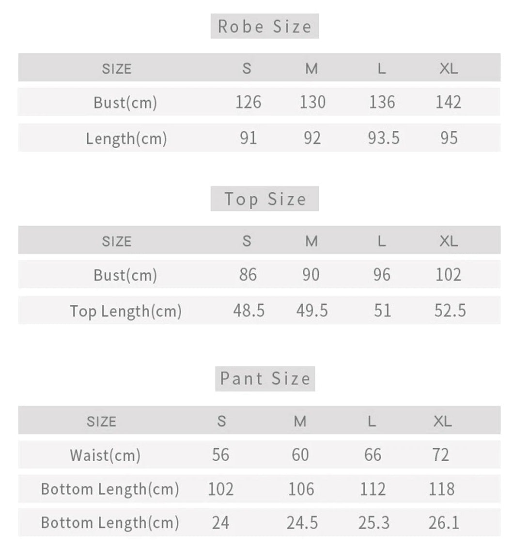 Silk Sexy Lingerie Pyjamas Set