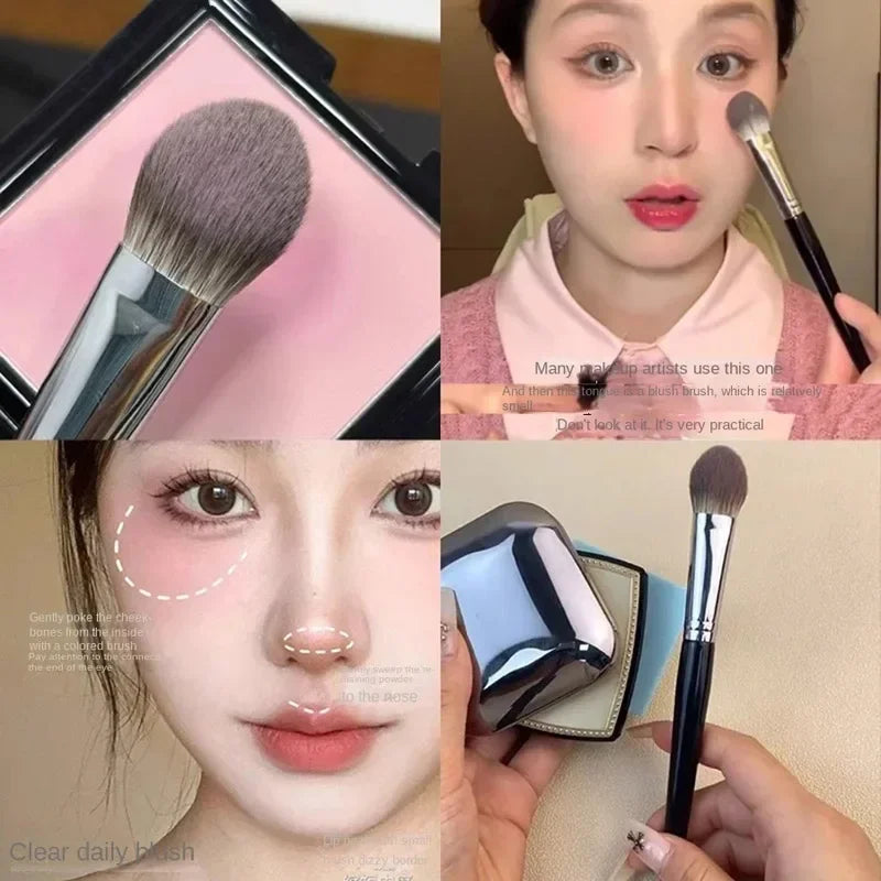 Peach Heart Blusher Brush Tool