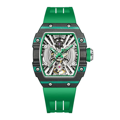 3D Skeleton mechanical Ark series luminous sport carbon fiber case Watch