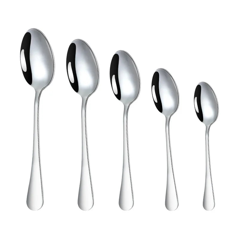 Stainless Steel Pointed Head Soup Spoon