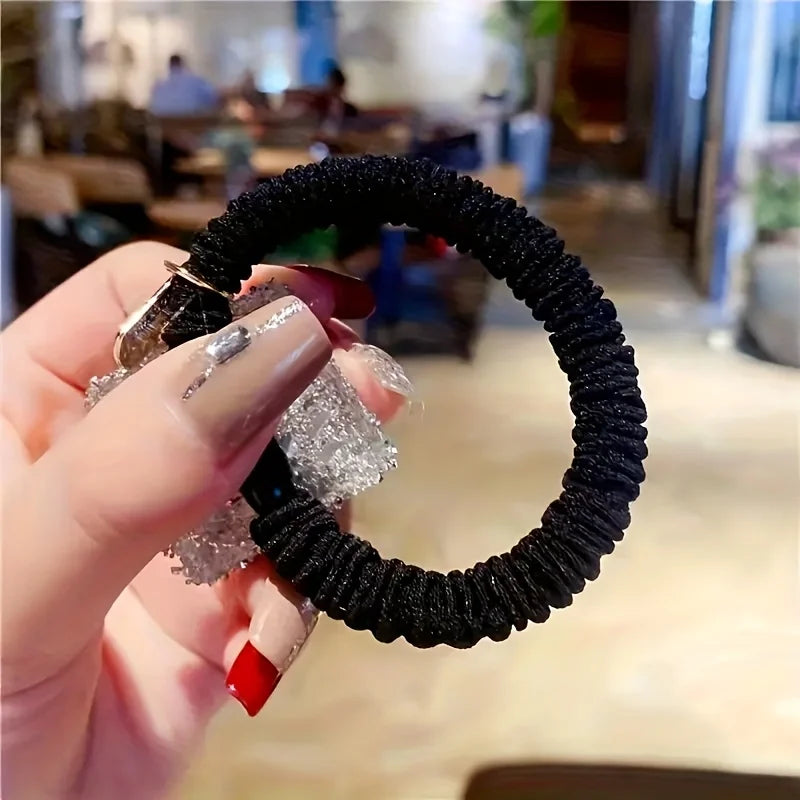 Water diamond headband elegant retro design adjustable imitation pearl hair clip