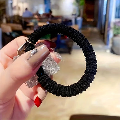 Water diamond headband elegant retro design adjustable imitation pearl hair clip