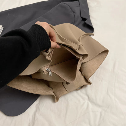 DANA PU Leather Capacity Shopper Handbags