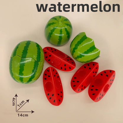 Simulated Kitchen Cutting Cookware Simulated Fruits Cutting Toys Set