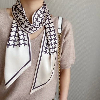 Long Neckerchief Skinny Hair Ribbons Scarf Headbands Neck Scarfs Shawl