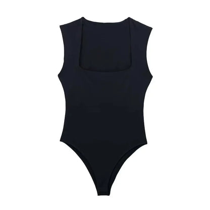 Black Body Sleeveless Bodysuit Sexy Lingerie