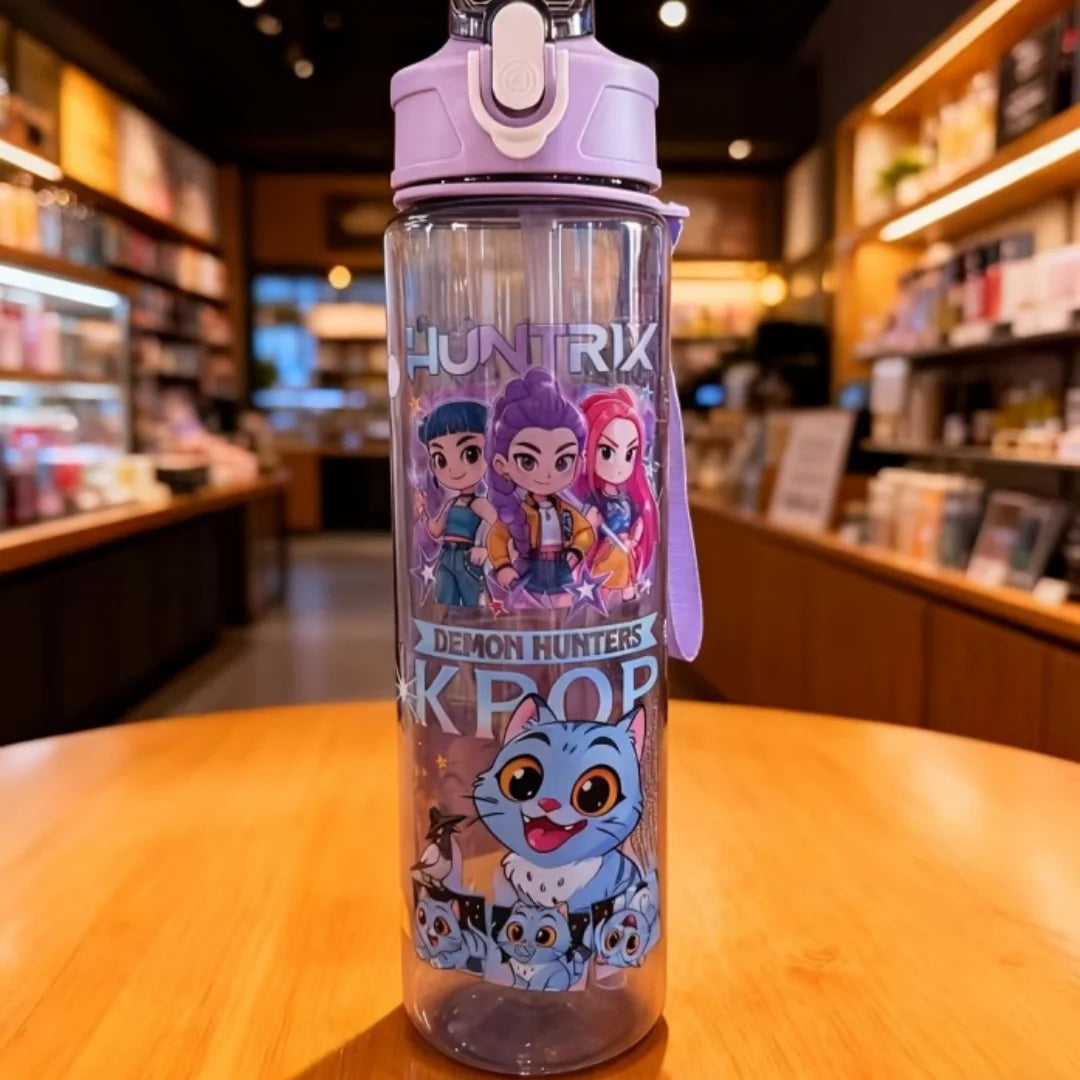 Water Bottles 750ml High-capacity Drinking Straw Cup Portable Girl Outdoor Bottles