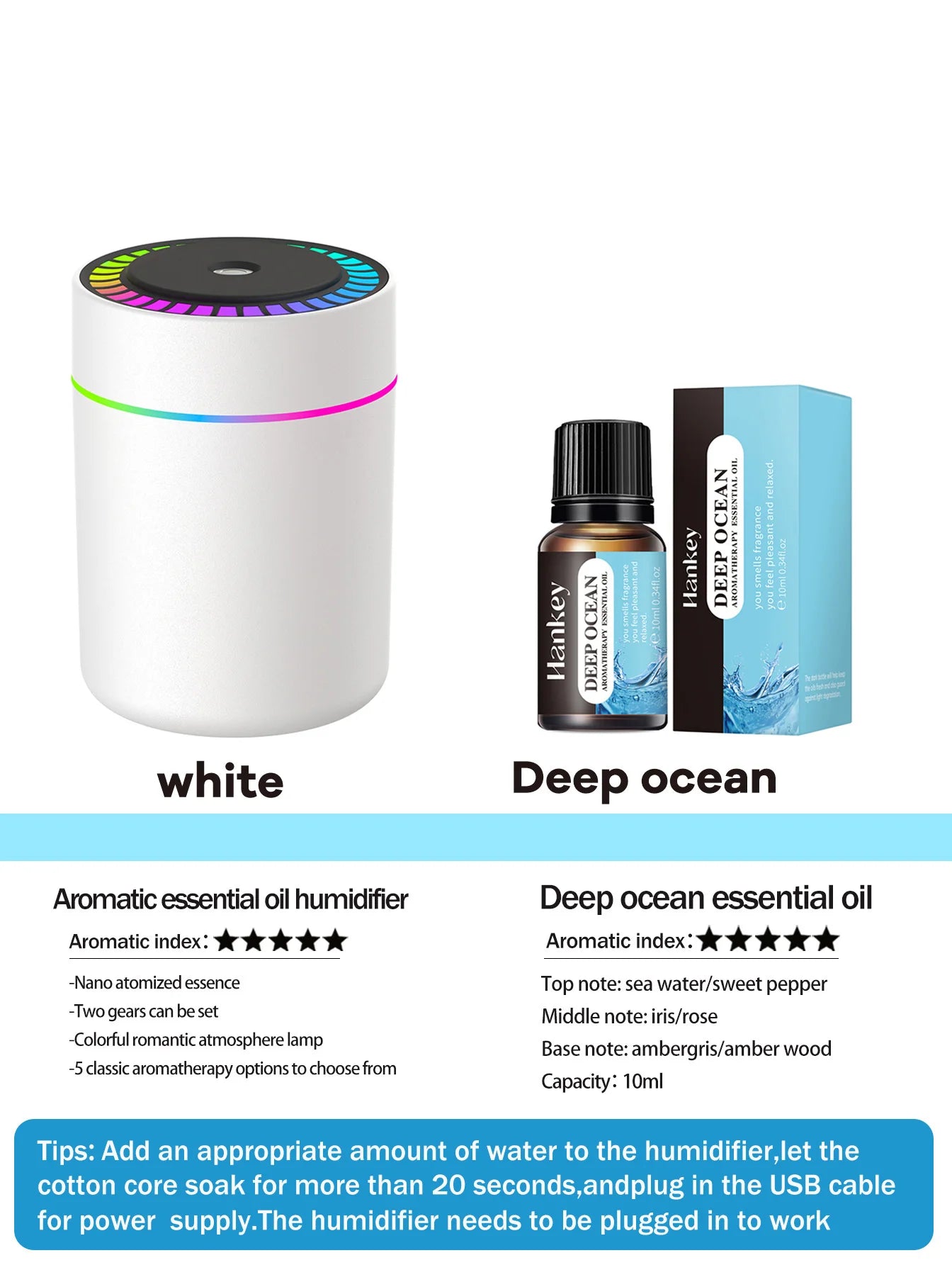 180ml diffuser Humidifier Aromatherapy essential oil