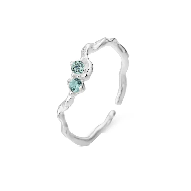Sam Panda 925 Sterling Silver Simple Vintage Big Ball Ring