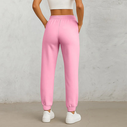 Straight Leg Elastic Waist Pants