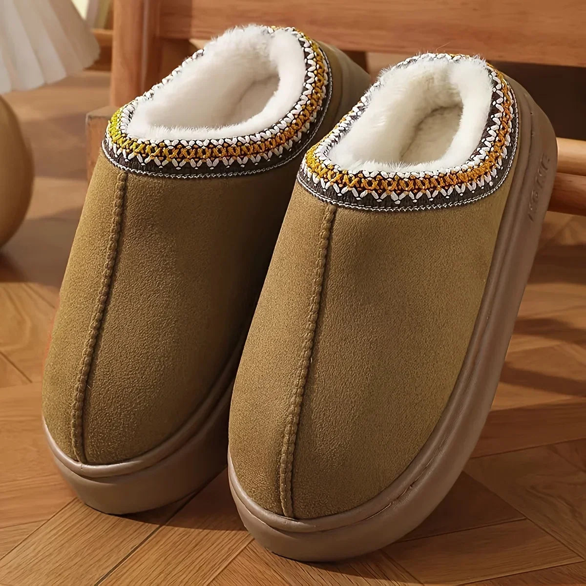 Lined Warm Indoor Outdoor Slippers