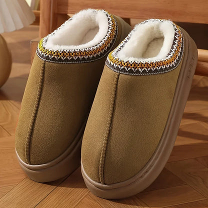 Lined Warm Indoor Outdoor Slippers