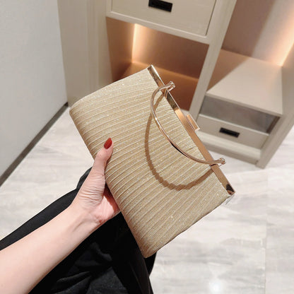 Classic Pleated Evening Bag Handbag