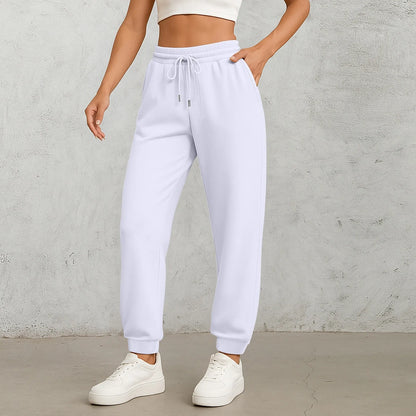 Straight Leg Elastic Waist Pants