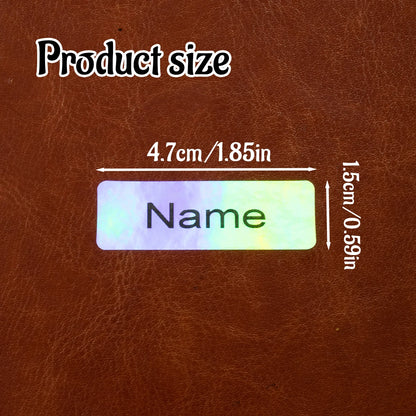 60-500Pcs Custom Waterproof Stickers Personalized Name Labels Stickers