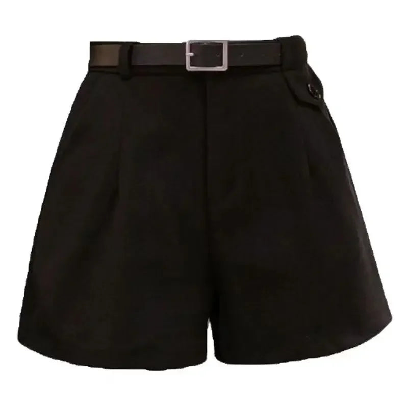 Woolen Loose High-Waisted Thick Boots Pants