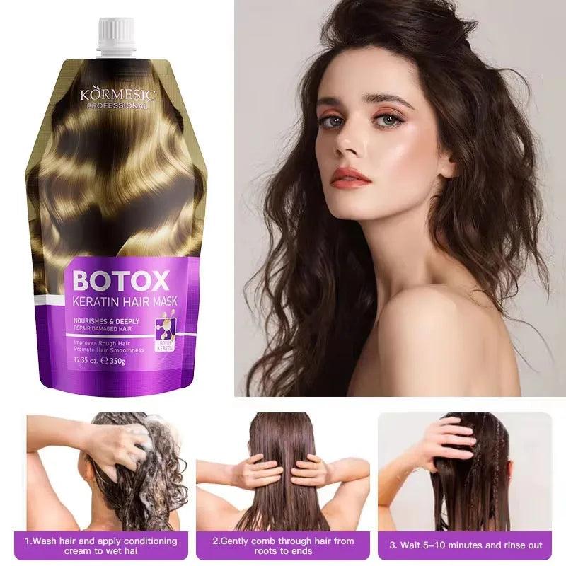 Magical Keratin Hair Mask 5 Seconds Repair Damaged Frizzy Hair Soft Smooth Shiny Nutrition