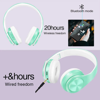 Refleshing Macaron Stereo Headset Bluetooth Earphone Headphone Wireless Handsfree