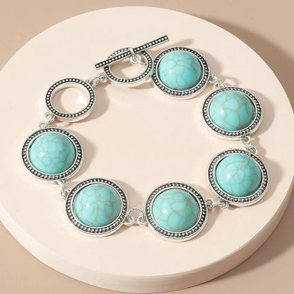 Boho Vintage Round Pearl Bohemian Adjustable Bracelet