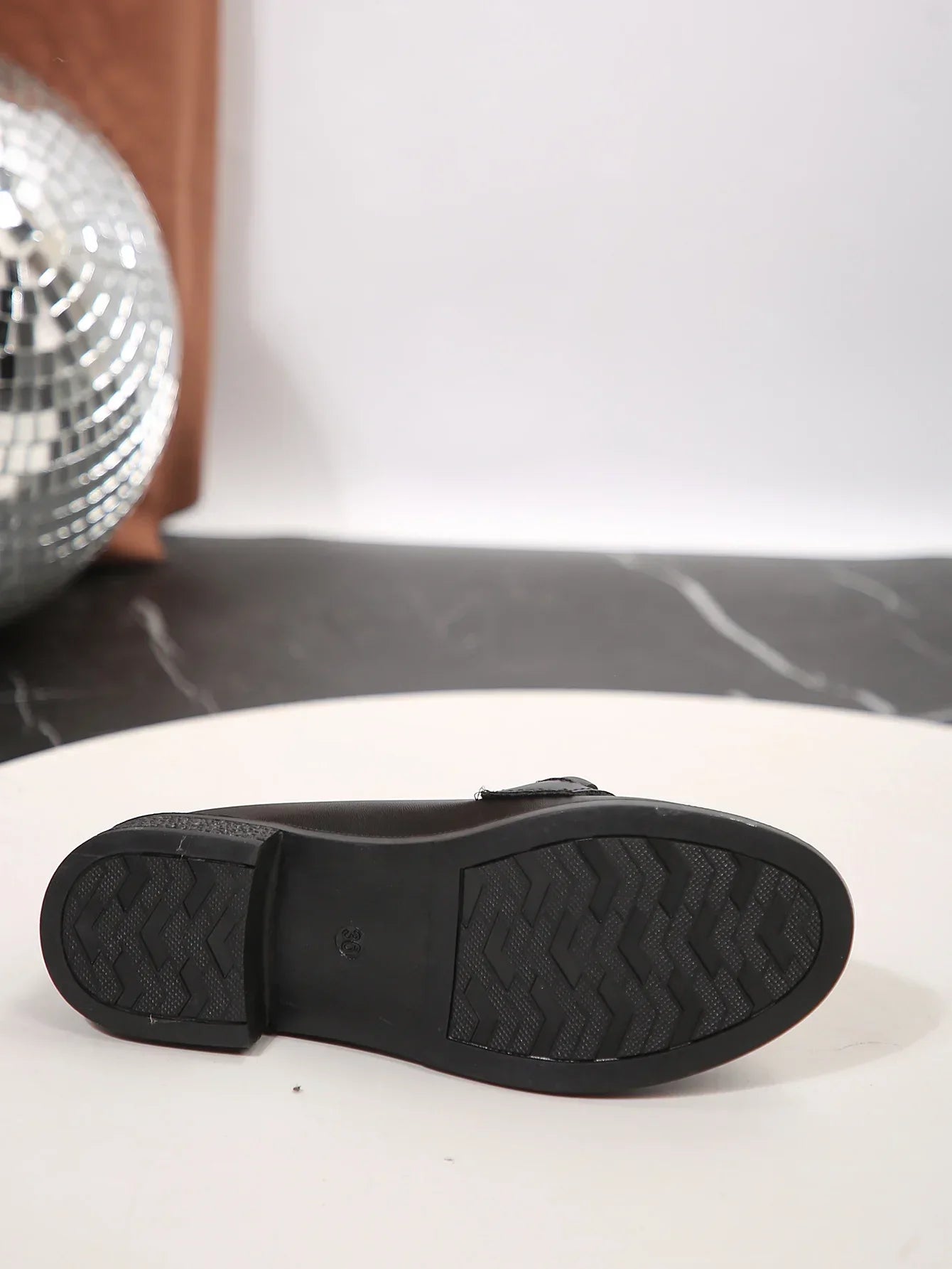 Flat Round Head Small Leather Shoes