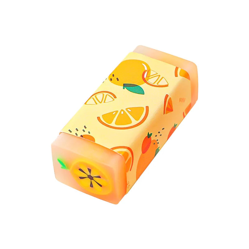 3pcs/lot Cartoon Creative Fruit Eraser Pupils Exam Pencil Eraser