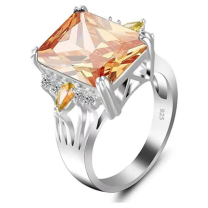 Taro Crystal Rose Gold Color Ring