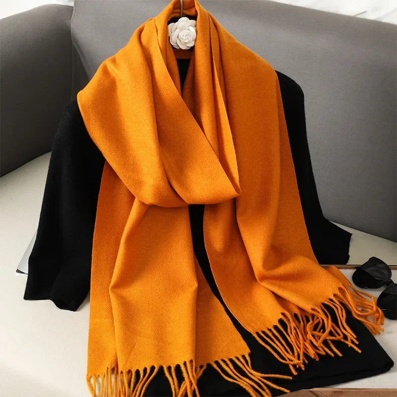 Scarf Warm Thicken Cashmere Shawl Scarves