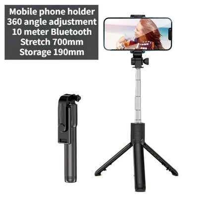 Expandable 3-in-1 Selfie Stick Tripod With Detachable BT Wireless Remote