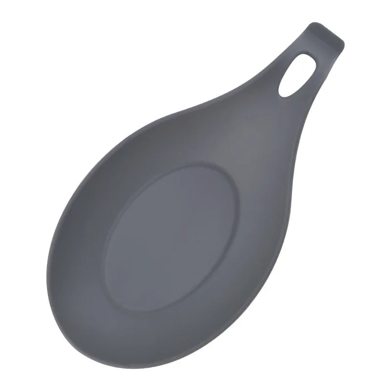 1Pc Silicone Spoon Shelf Heat Resistant