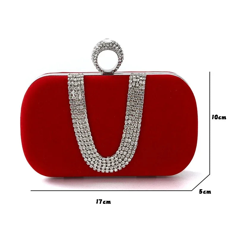 Luxury Diamond Luxury Clutch Chain Shoulder Bag Handbags